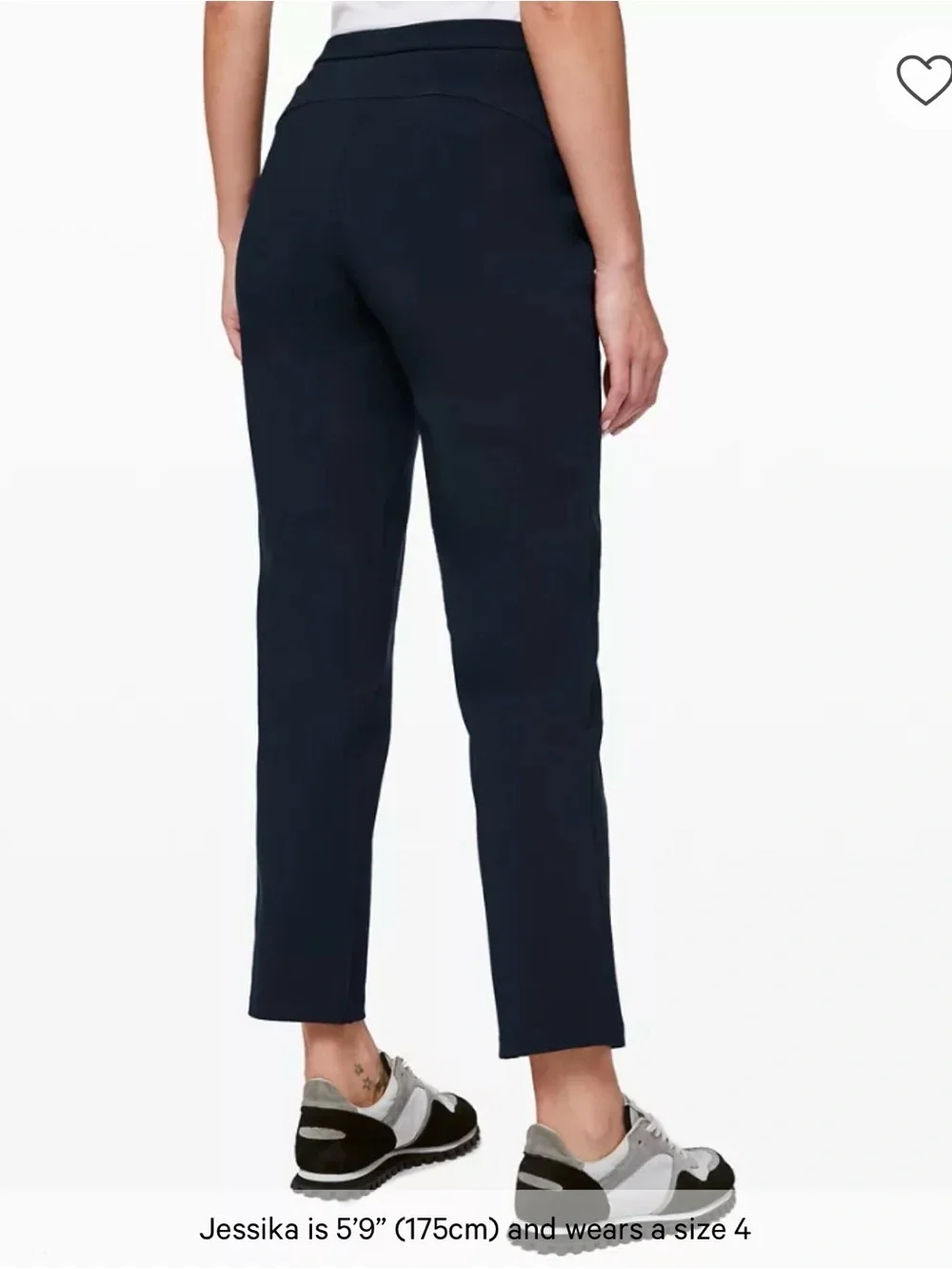 Lululemon On The Move Pant Black Size 8 Travel Friendly Zip Pockets Stretch EUC - Picture 2 of 15
